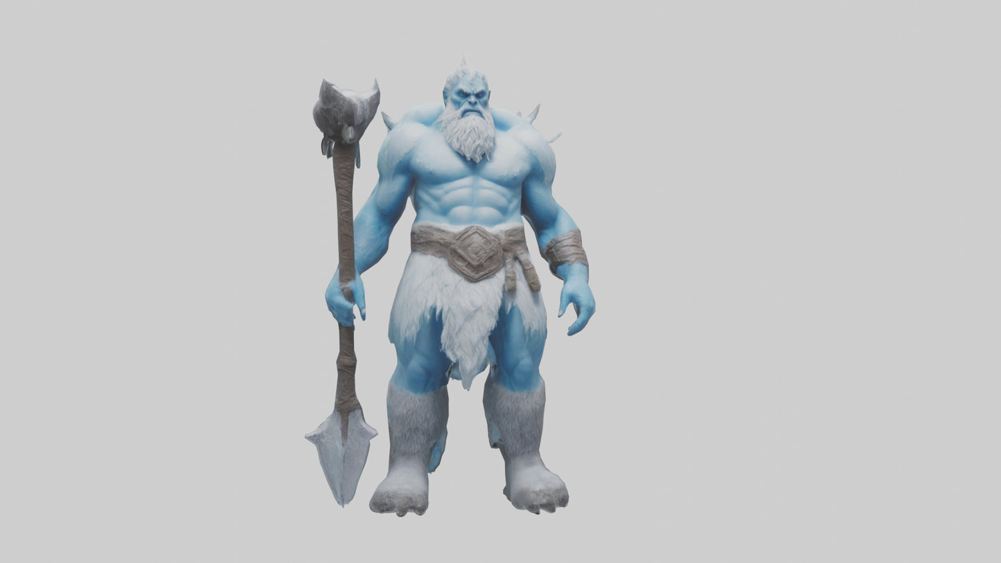 3D model Frost Giant model VR / AR / low-poly