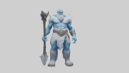 3D model Frost Giant model VR / AR / low-poly