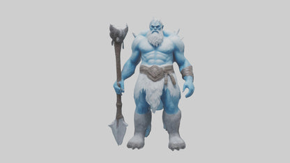 3D model Frost Giant model VR / AR / low-poly
