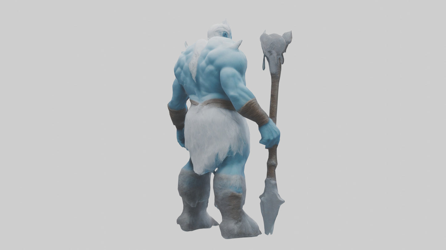 3D model Frost Giant model VR / AR / low-poly