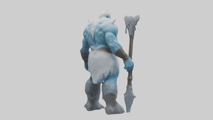3D model Frost Giant model VR / AR / low-poly