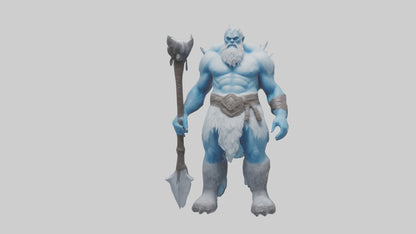 3D model Frost Giant model VR / AR / low-poly