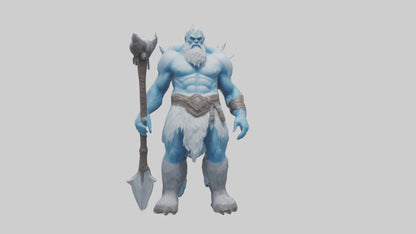 3D model Frost Giant model VR / AR / low-poly