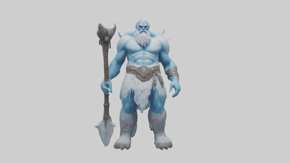 3D model Frost Giant model VR / AR / low-poly