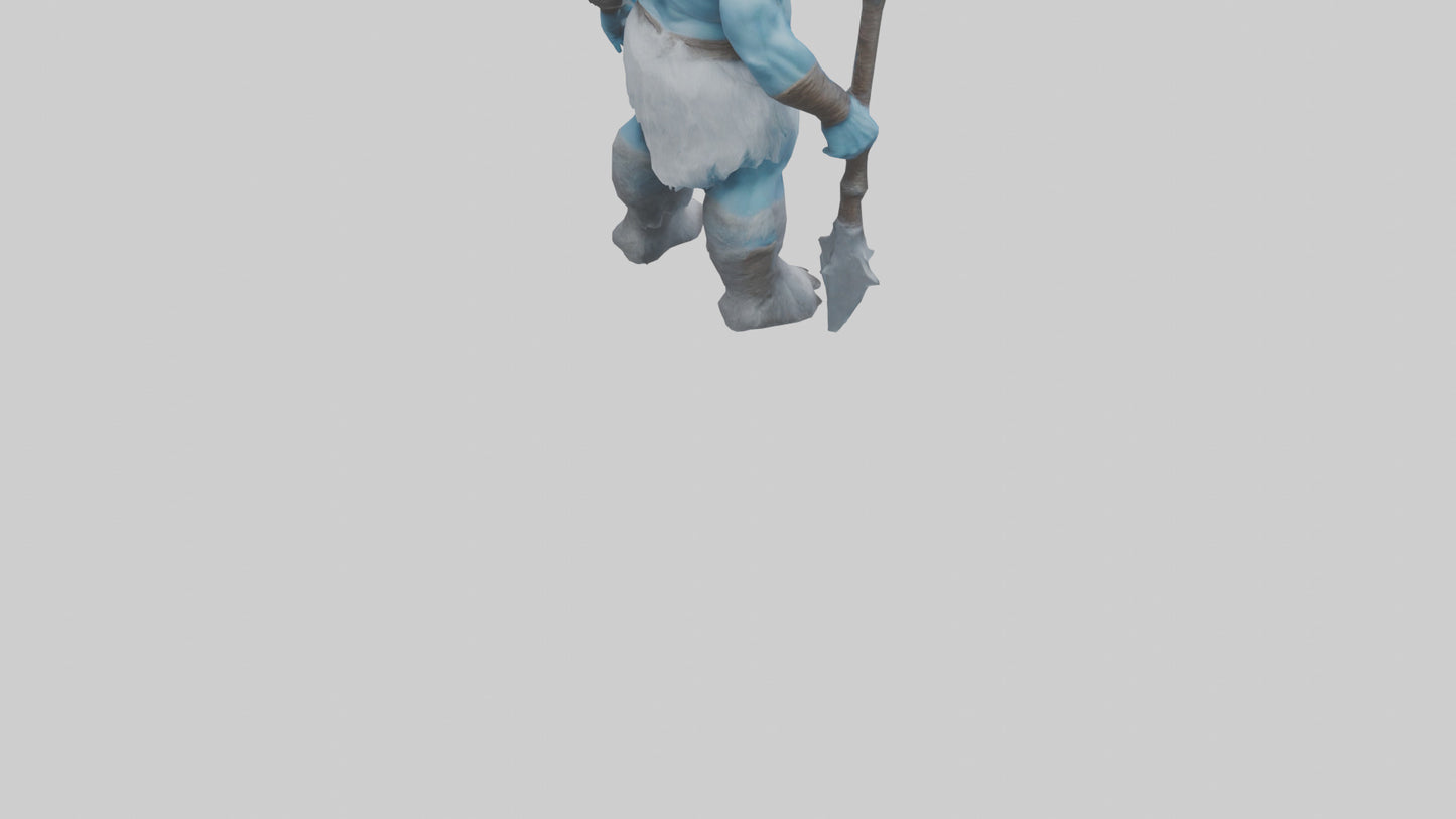 3D model Frost Giant model VR / AR / low-poly