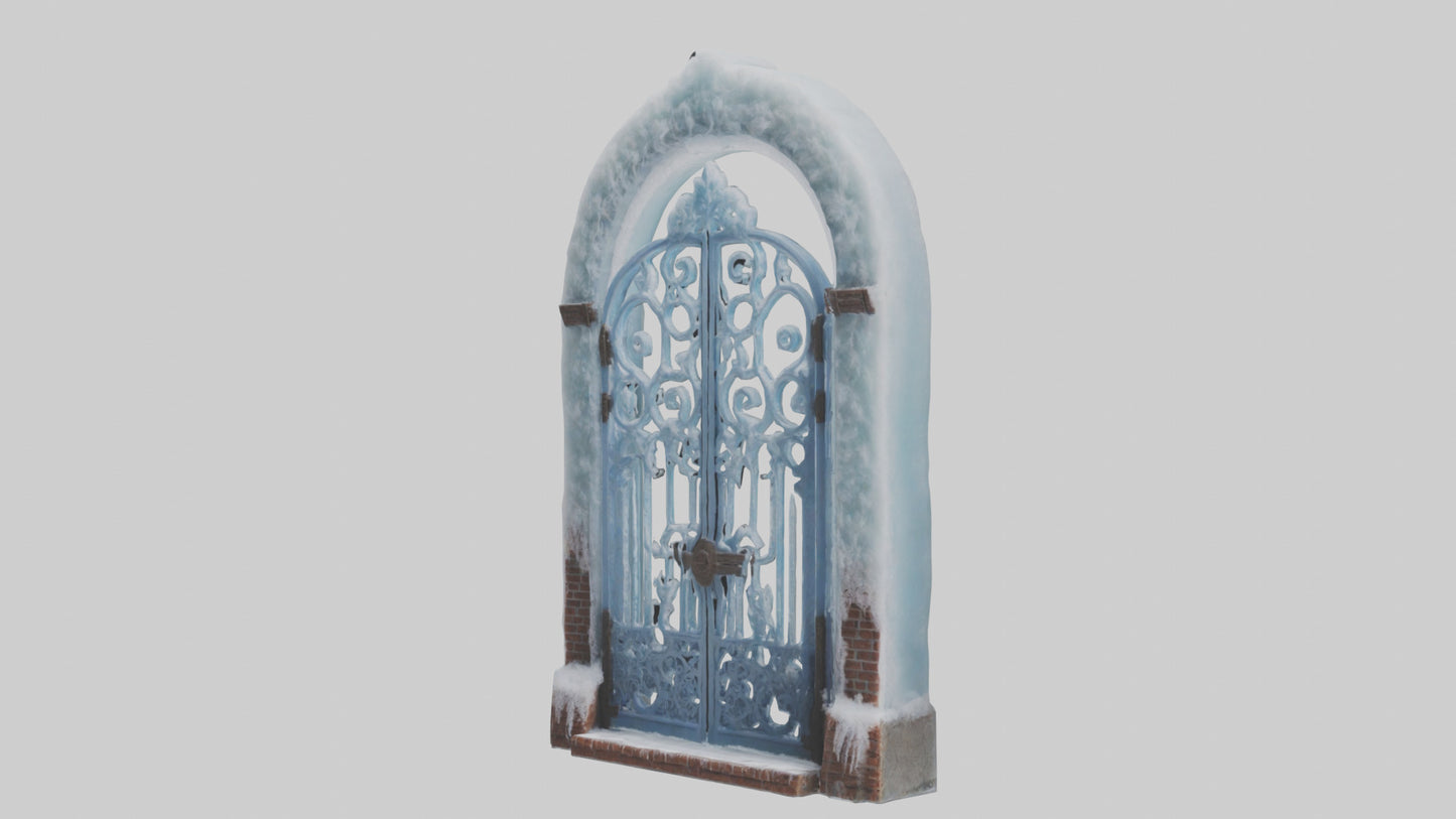 Frostcovered Gate model 3D model