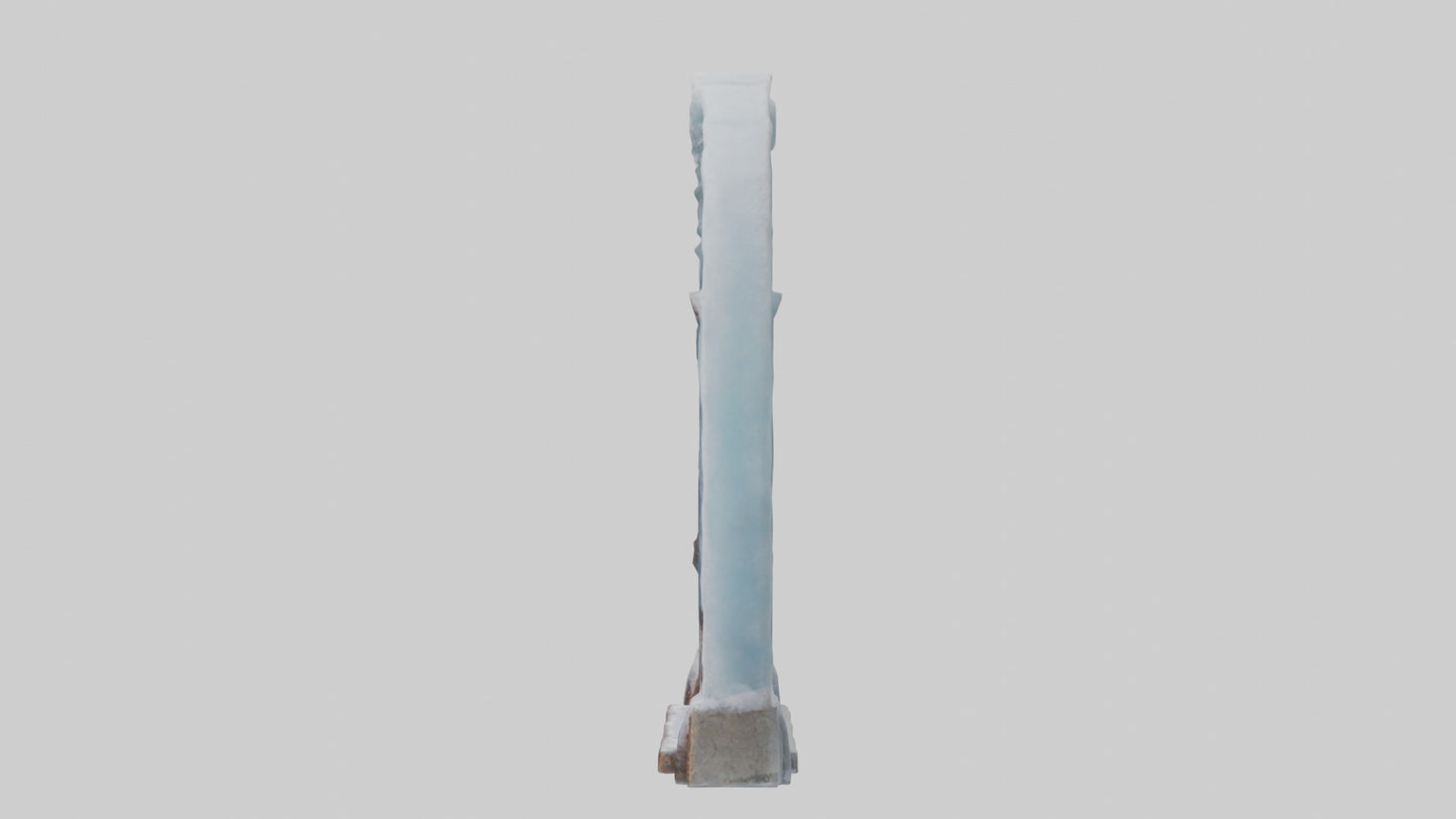 Frostcovered Gate model 3D model