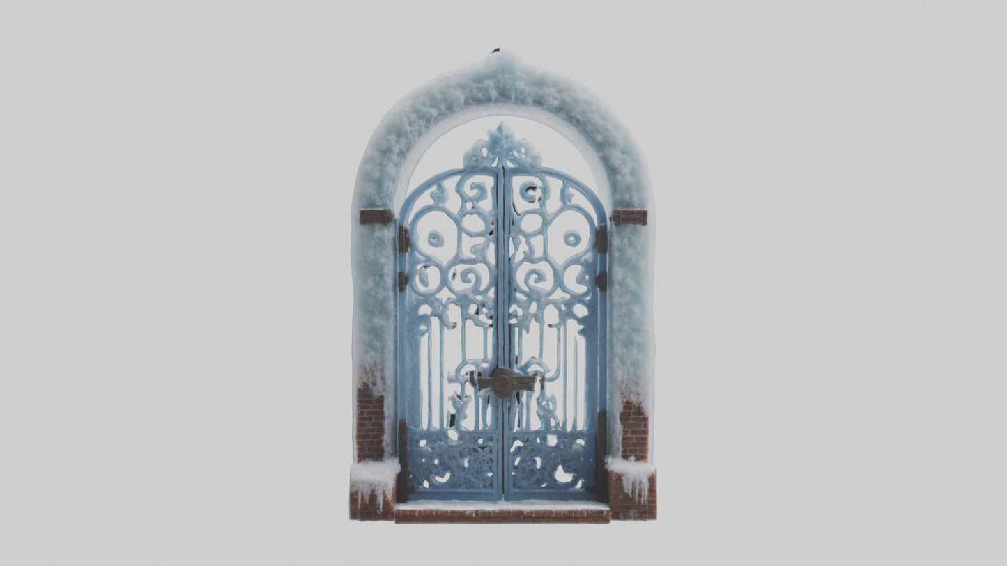 Frostcovered Gate model 3D model