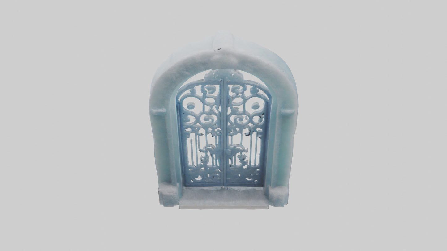 Frostcovered Gate model 3D model