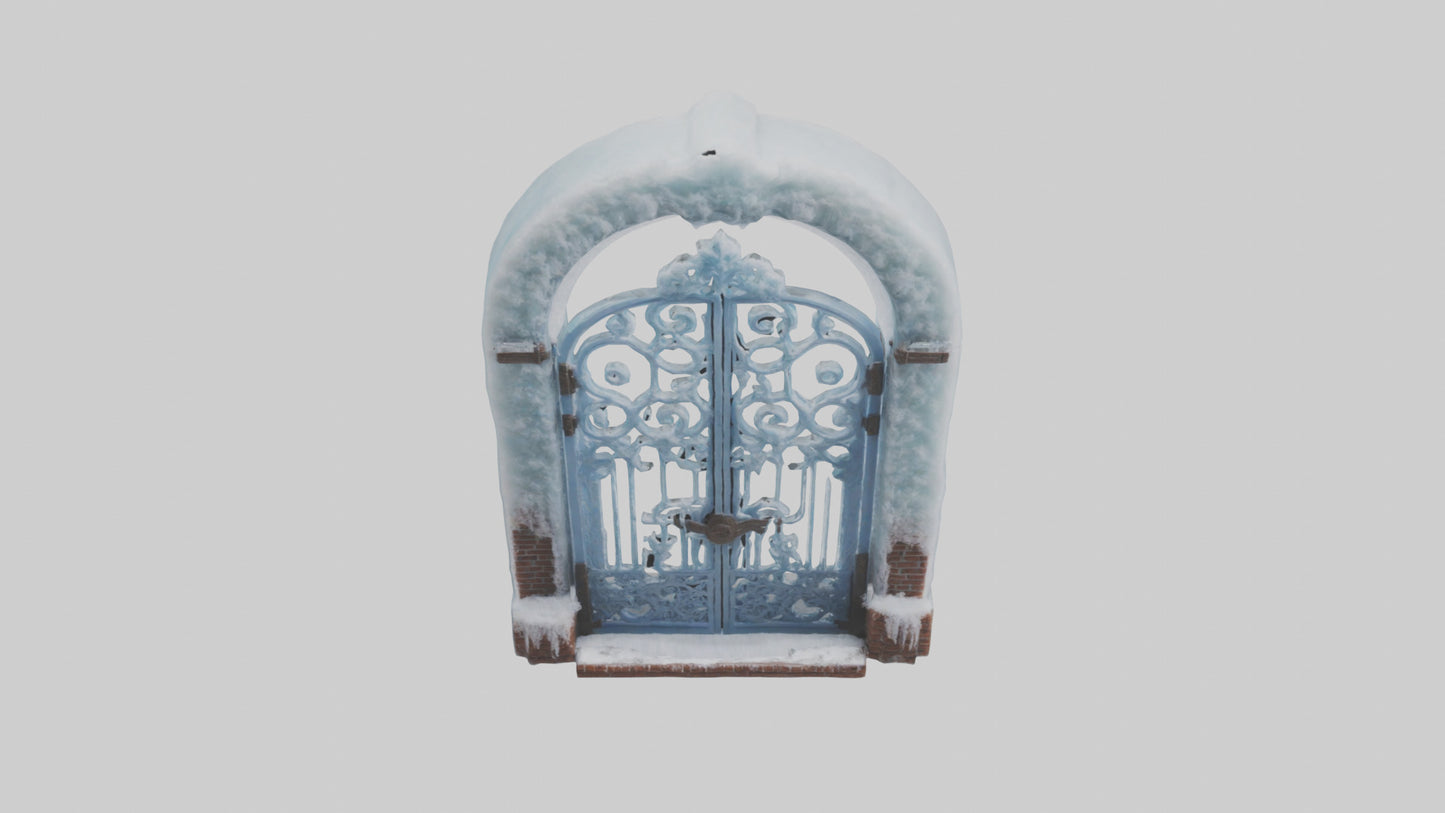 Frostcovered Gate model 3D model