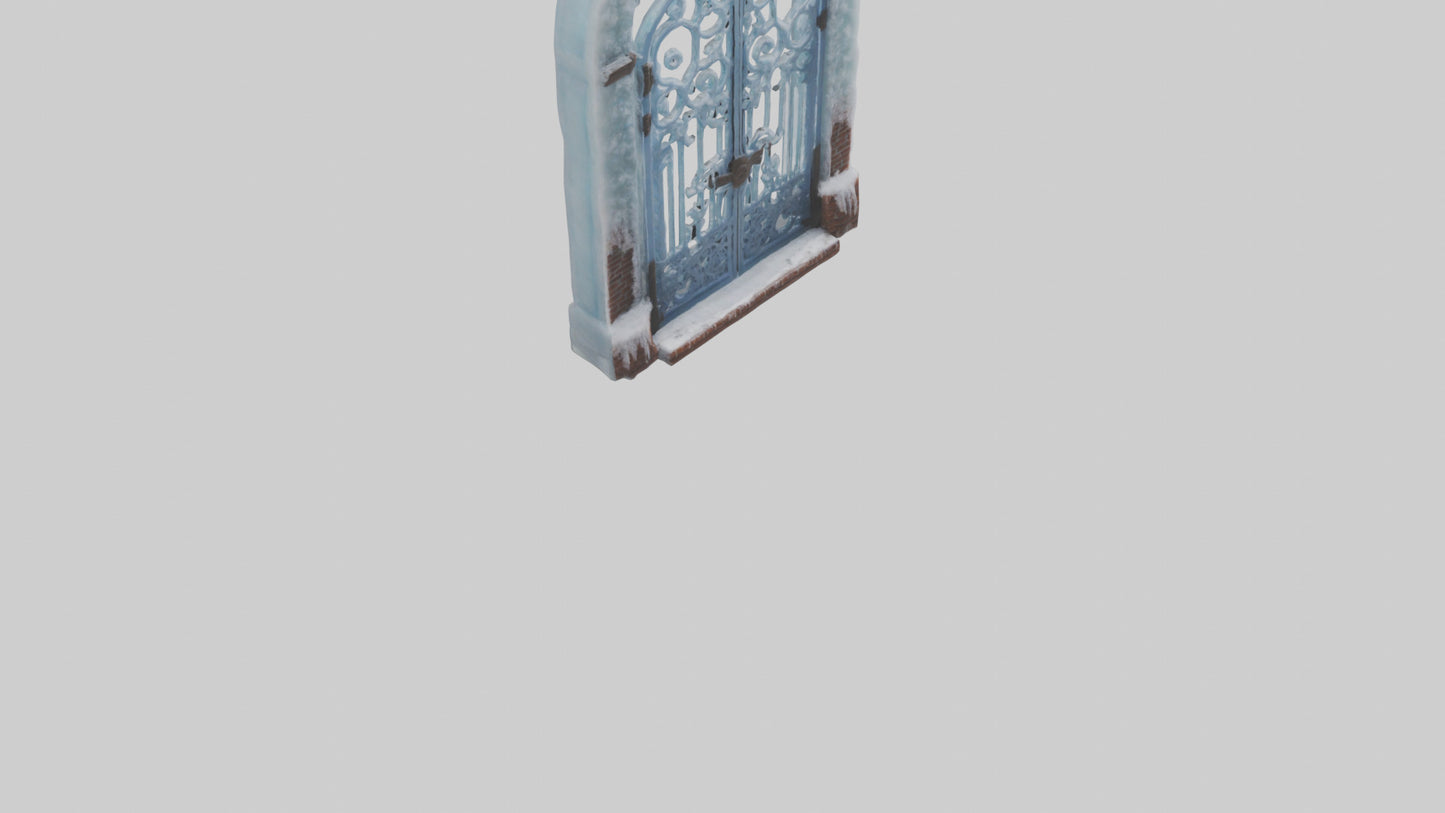 Frostcovered Gate model 3D model