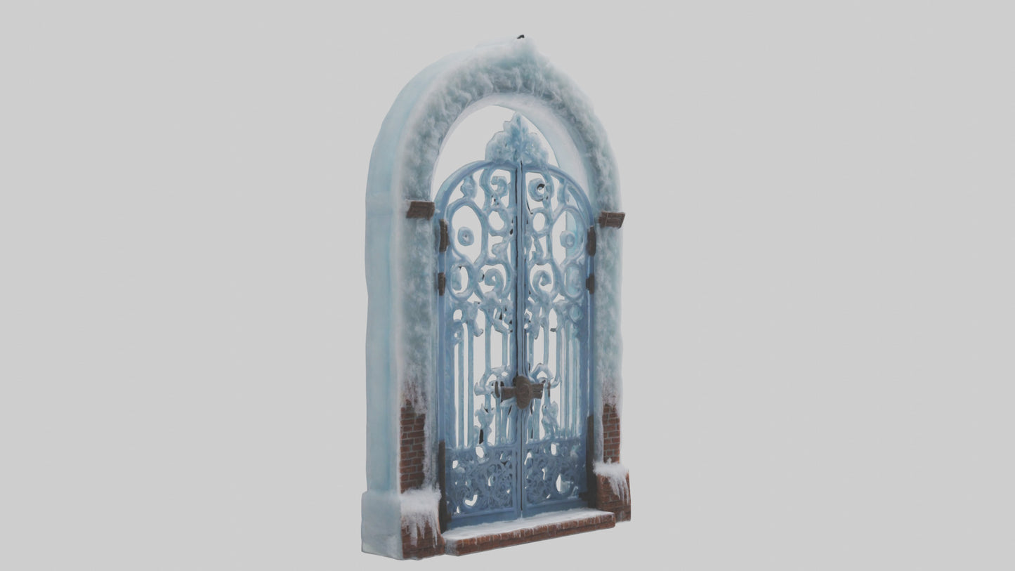 Frostcovered Gate model 3D model