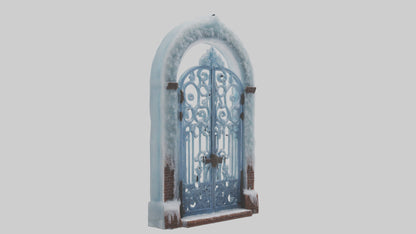Frostcovered Gate model 3D model
