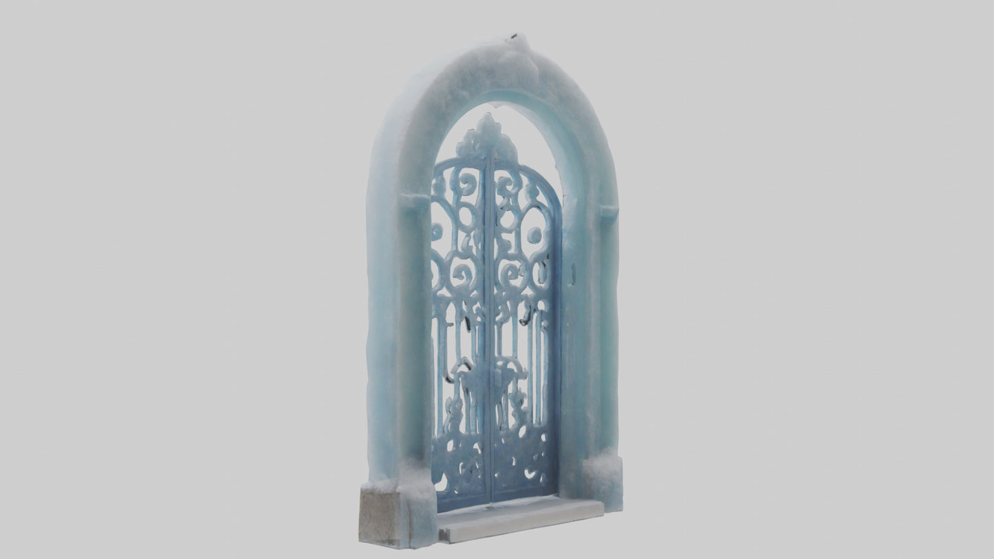 Frostcovered Gate model 3D model