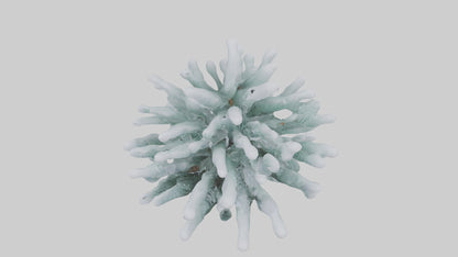 Frosted Pine Boughs model 3D model