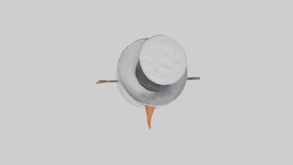Frosty Snowman with Hat model 3D model