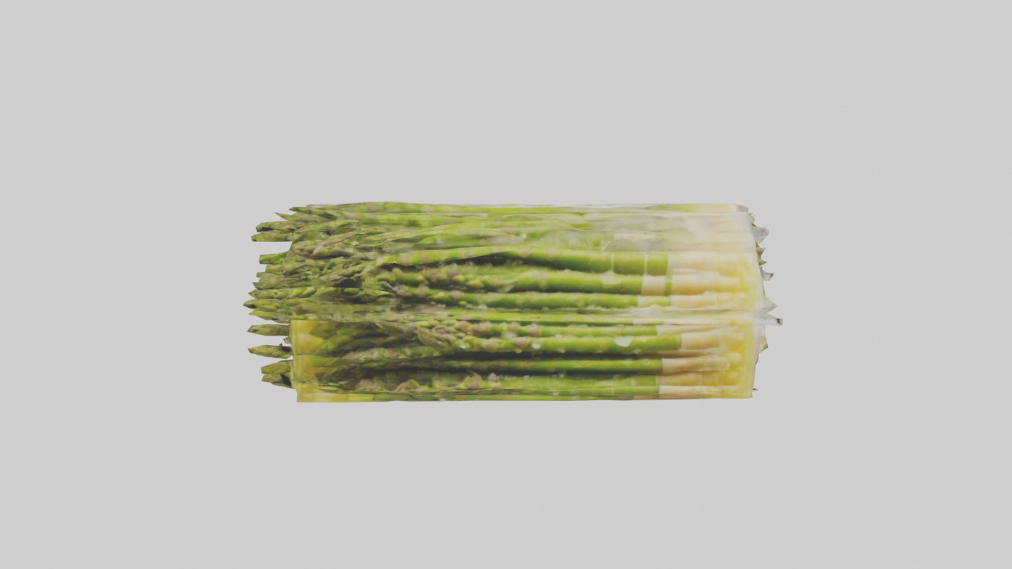 Frozen Asparagus Pack model 3D model