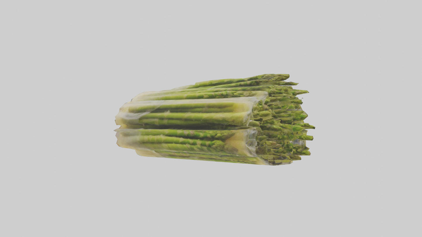 Frozen Asparagus Pack model 3D model