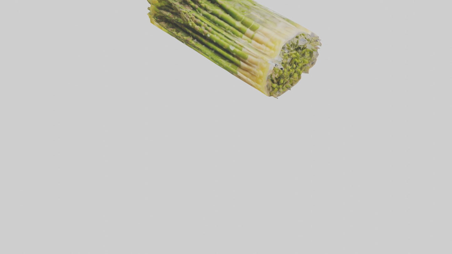 Frozen Asparagus Pack model 3D model