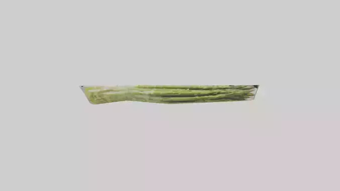 Frozen Asparagus Pack model 3D model