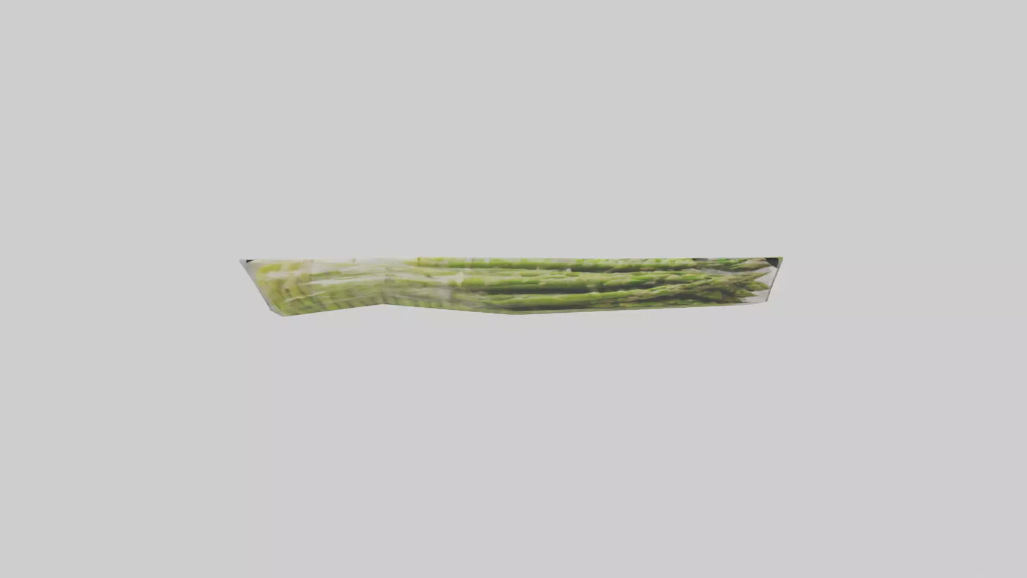 Frozen Asparagus Pack model 3D model