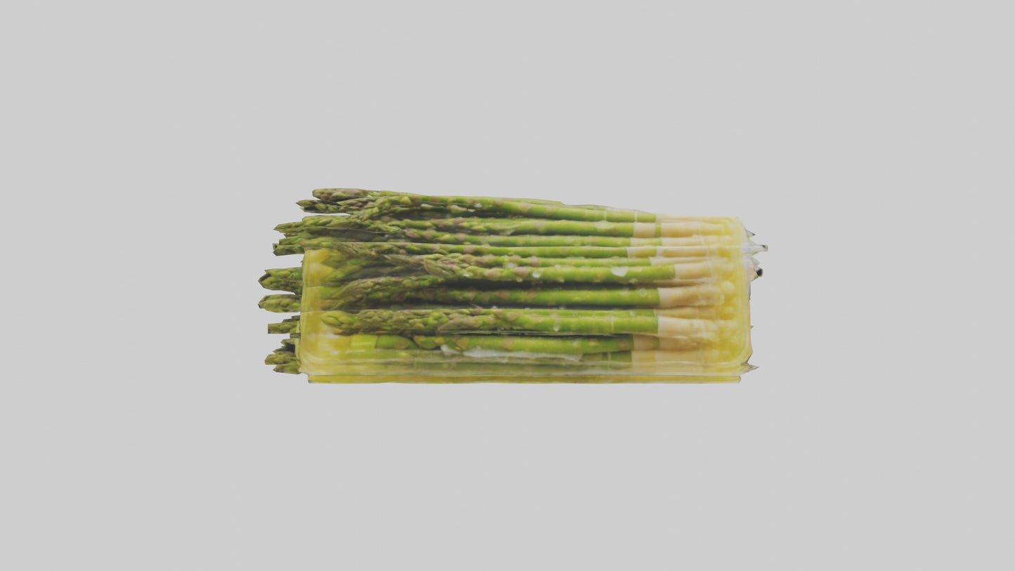 Frozen Asparagus Pack model 3D model
