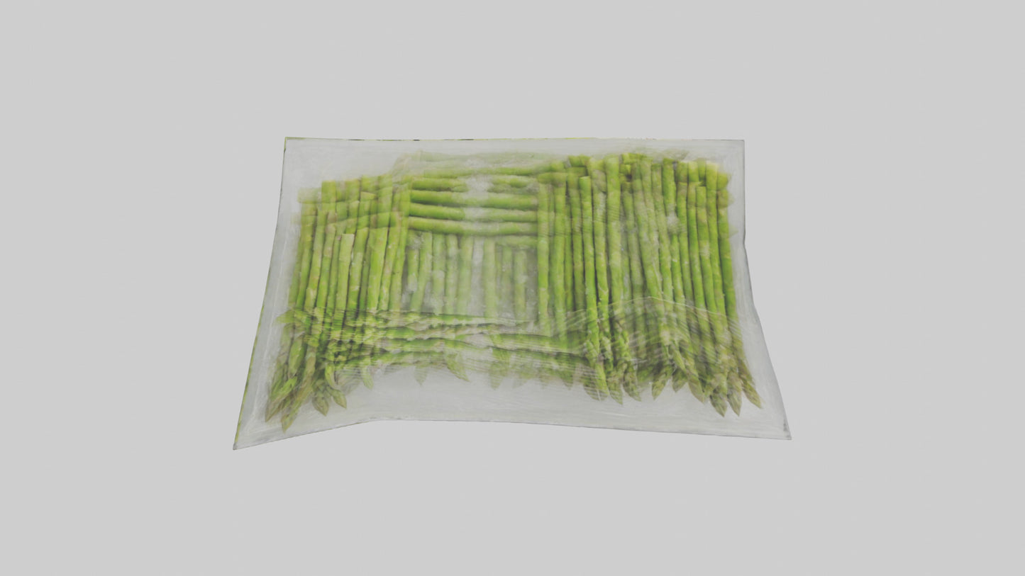 Frozen Asparagus Pack model VR / AR / low-poly