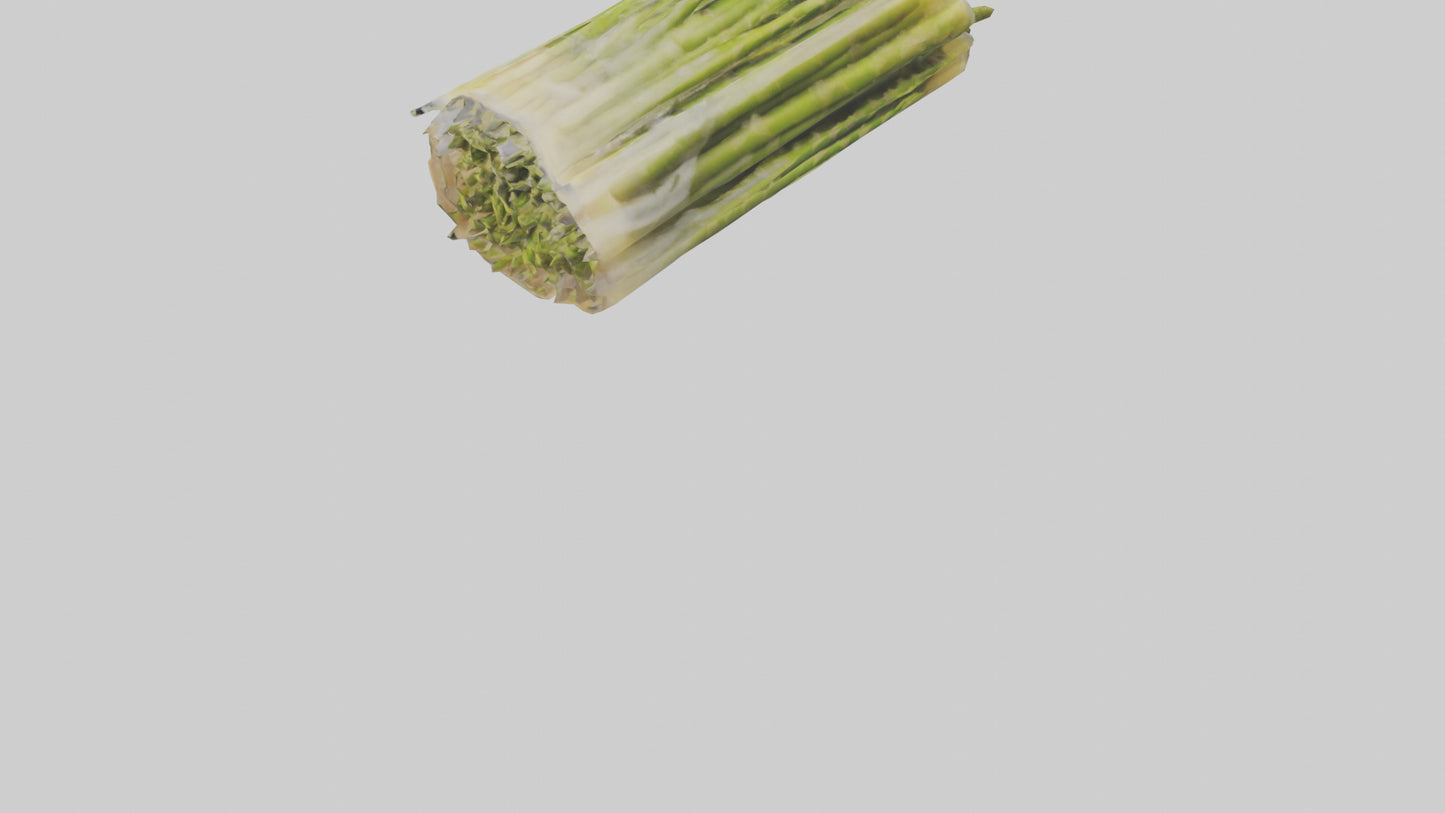 Frozen Asparagus Pack model 3D model