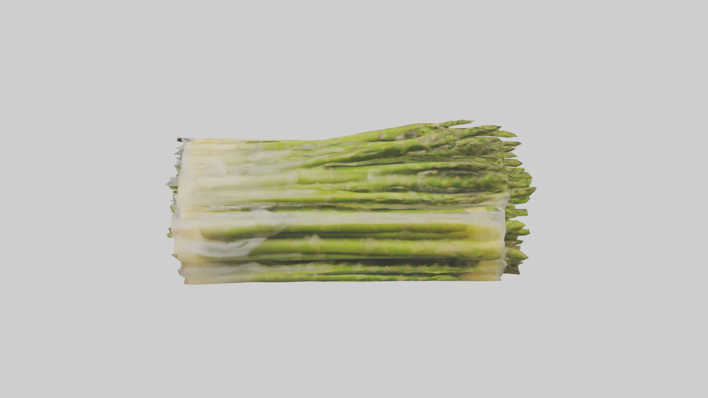 Frozen Asparagus Pack model 3D model