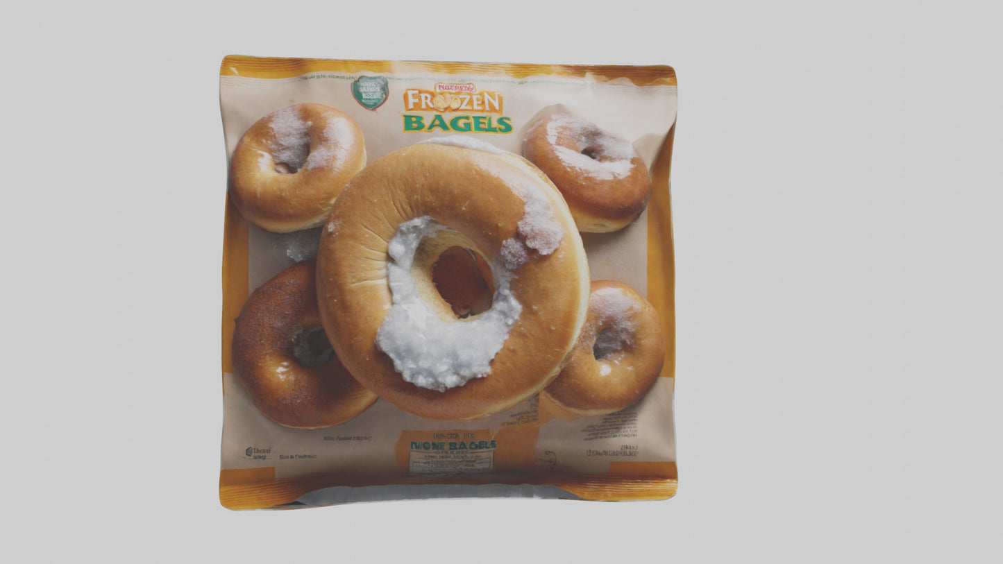 Frozen Bagels Pack model VR / AR / low-poly