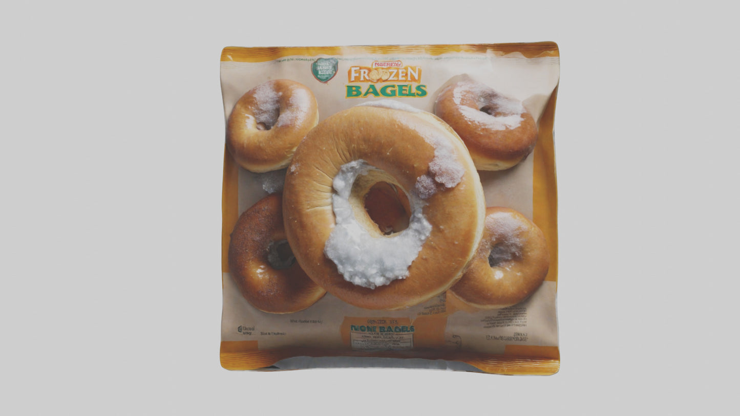 Frozen Bagels Pack model VR / AR / low-poly