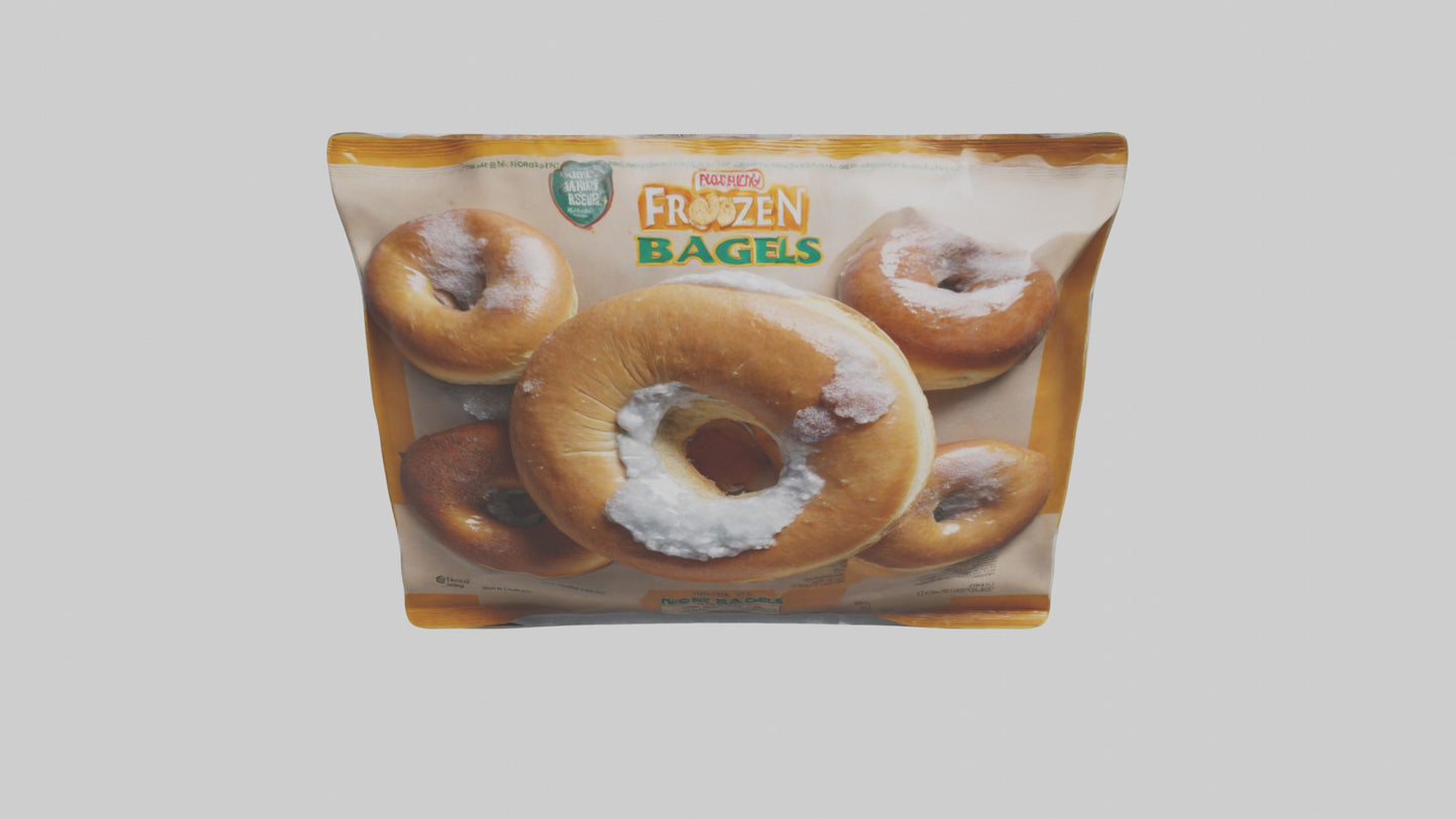 Frozen Bagels Pack model VR / AR / low-poly