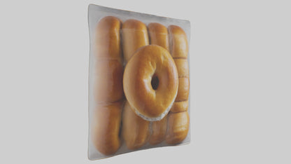 Frozen Bagels Pack model VR / AR / low-poly