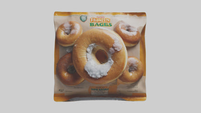 Frozen Bagels Pack model VR / AR / low-poly