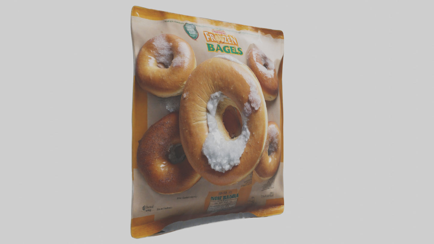 Frozen Bagels Pack model VR / AR / low-poly