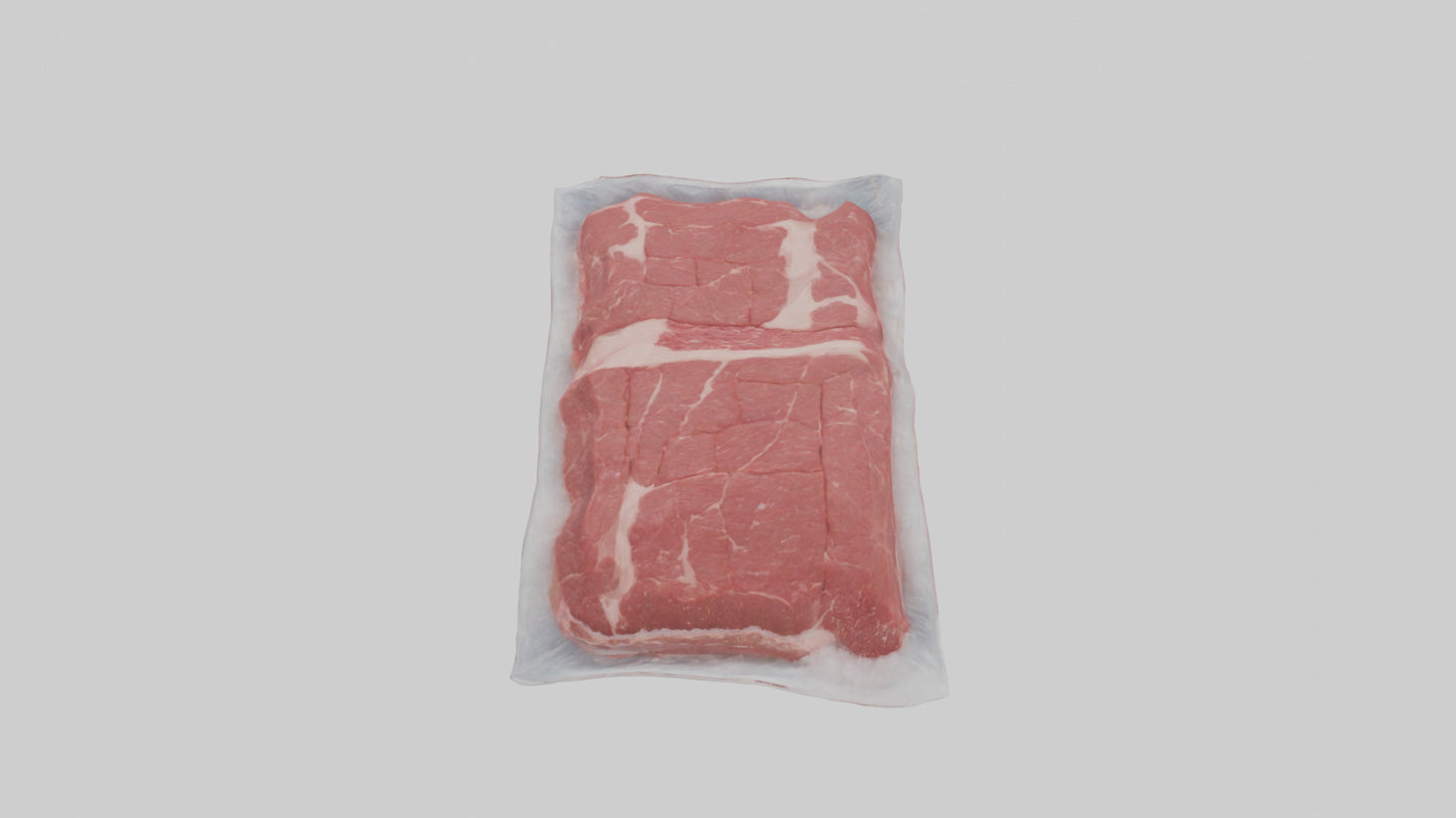Frozen Beef Pack model VR / AR / low-poly