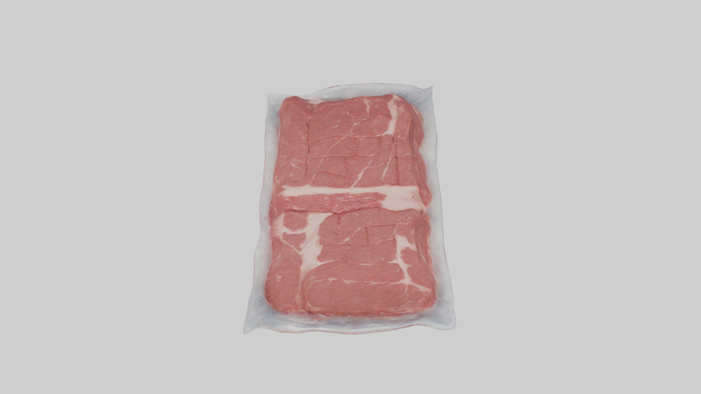 Frozen Beef Pack model VR / AR / low-poly