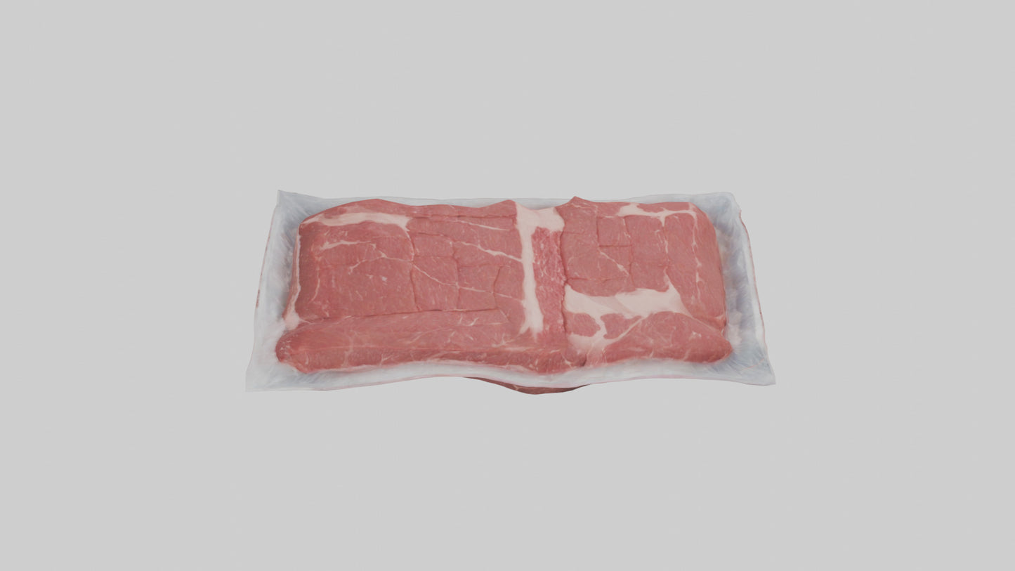 Frozen Beef Pack model VR / AR / low-poly