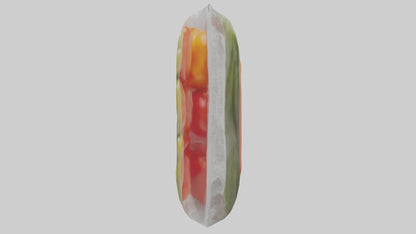 Frozen Bell Peppers Pack model 3D model