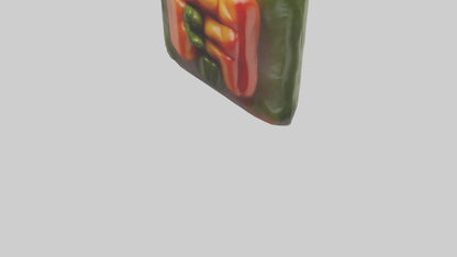 Frozen Bell Peppers Pack model 3D model