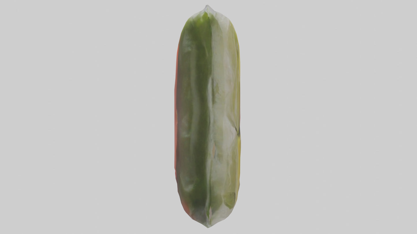Frozen Bell Peppers Pack model 3D model