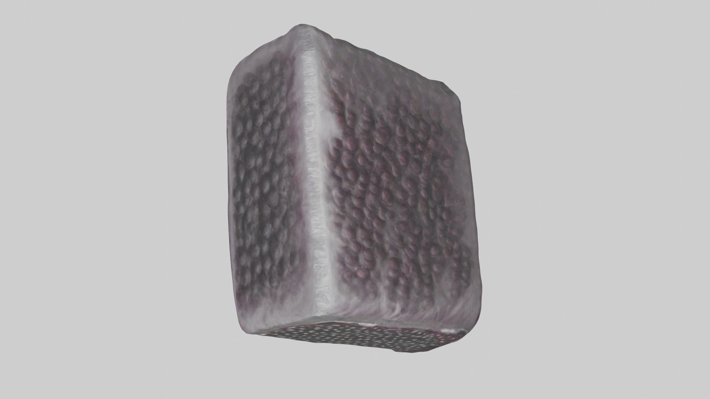 Frozen Blackberries Pack model VR / AR / low-poly
