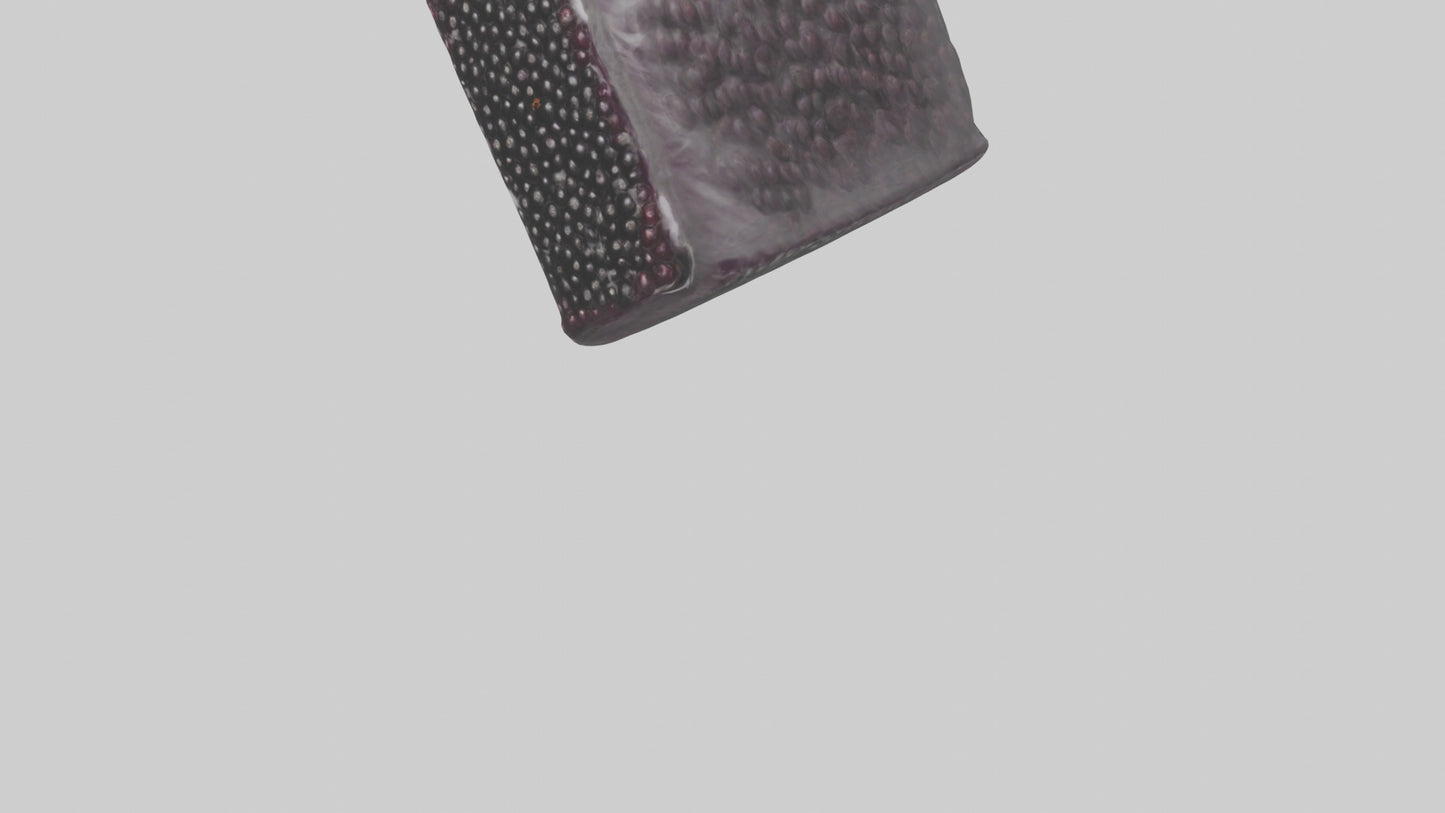 Frozen Blackberries Pack model VR / AR / low-poly