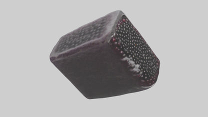 Frozen Blackberries Pack model VR / AR / low-poly