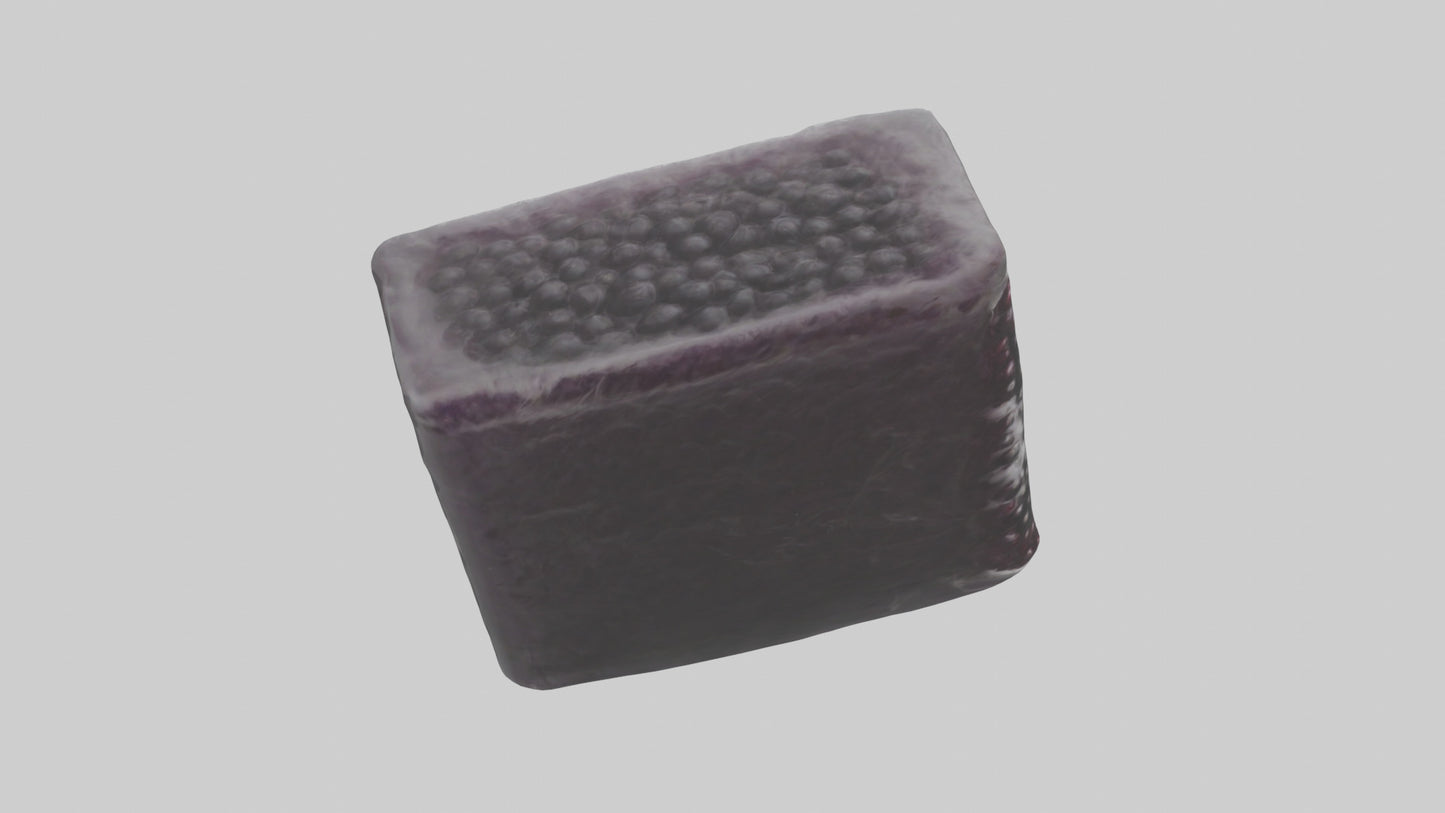 Frozen Blackberries Pack model VR / AR / low-poly