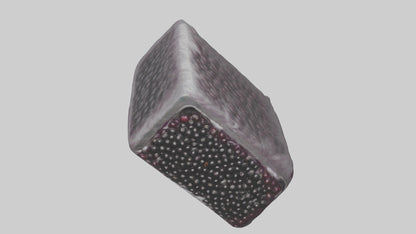 Frozen Blackberries Pack model VR / AR / low-poly