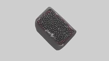 Frozen Blackberries Pack model VR / AR / low-poly