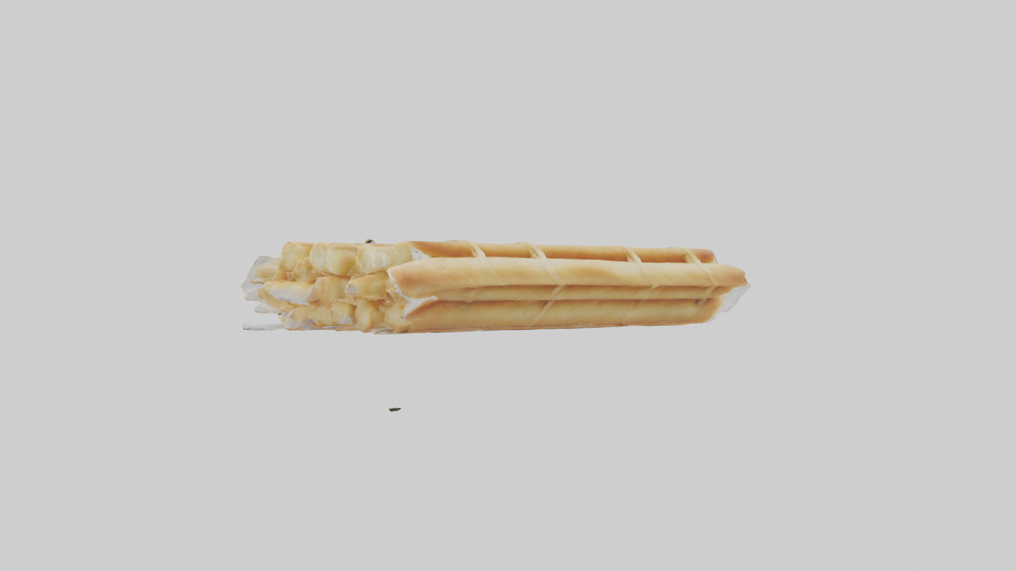 Frozen Breadsticks Pack model 3D model