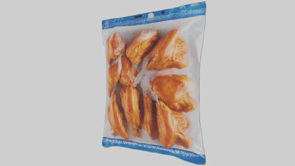 Frozen Buffalo Wings Pack model 3D model