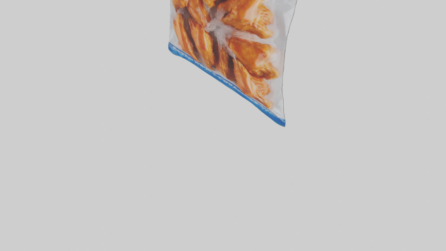 Frozen Buffalo Wings Pack model 3D model